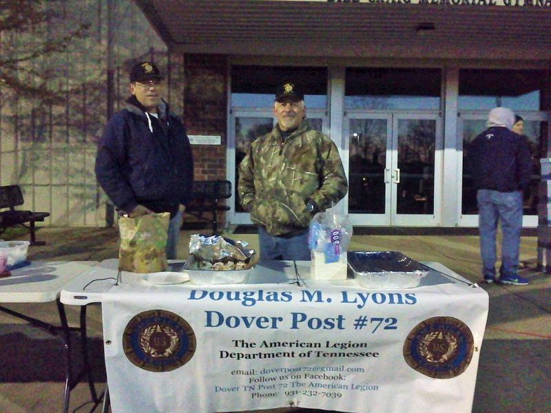 April 9, 2016. Dover Post 72 and Local Businesses Support Fort Campbell